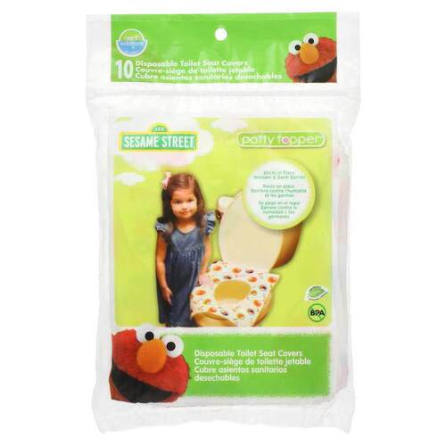 Neat Solutions,芝麻街，Potty Topper，一次性马桶座圈套，10 个