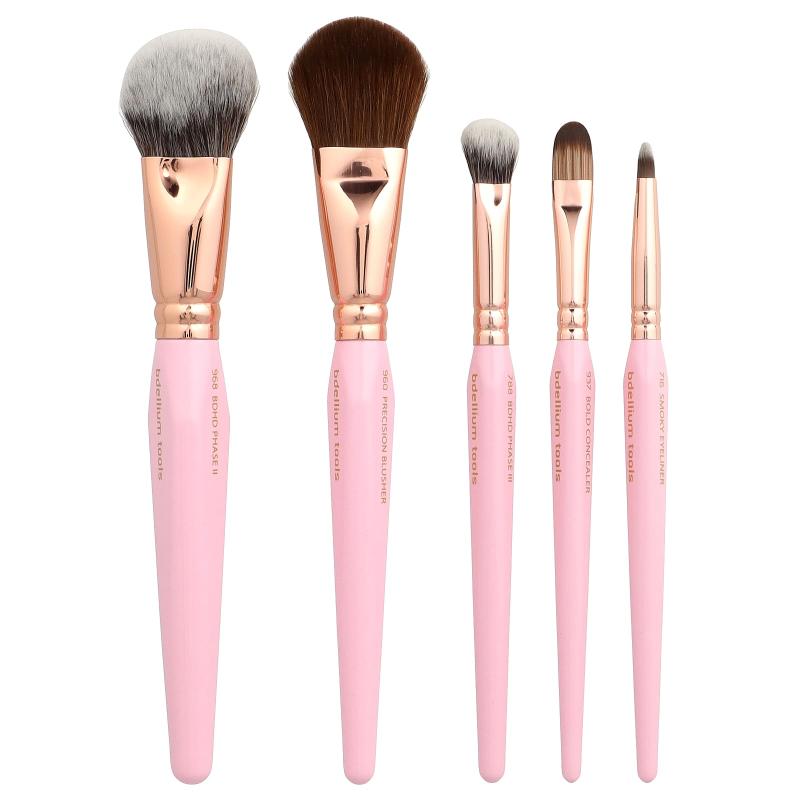 Bdellium Tools,面部及眼部刷套装,5 件套