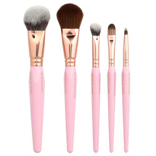 Bdellium Tools,面部及眼部刷套装，5 件套