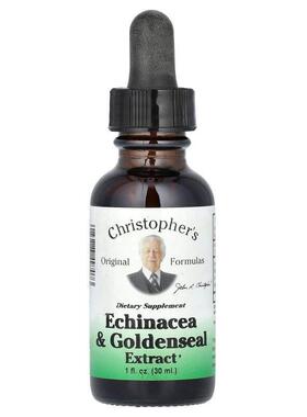 Christopher's Original Formulas,紫锥菊和白毛茛提取物，1 液量