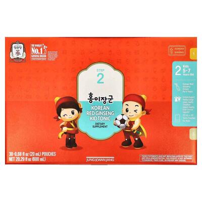 正官庄,Korean Red Ginseng Kid Tonic, Step 2, 5-7 Years Old,