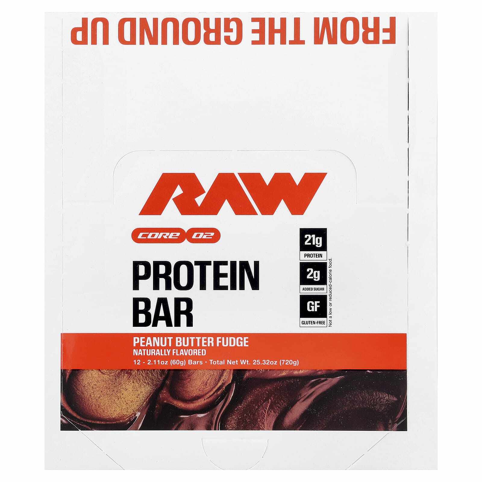 Raw Nutrition蛋白棒花生酱软糖无论训练之后或出行途中皆常相伴