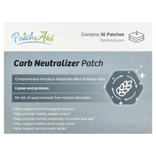 PatchAid,Carb Neutralizer Patch, 30 Patches