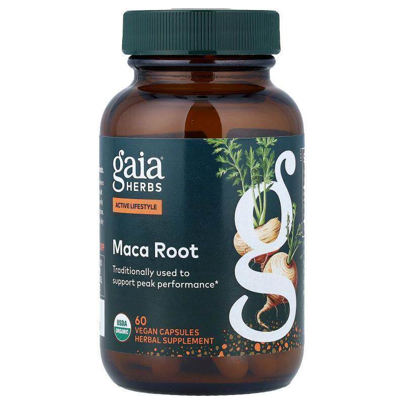 Gaia Herbs,玛卡根,60 粒全素胶囊(每粒胶囊 500 毫克)
