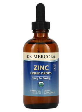 Mercola博士,锌，15 毫克，3.88 盎司（115 毫升）