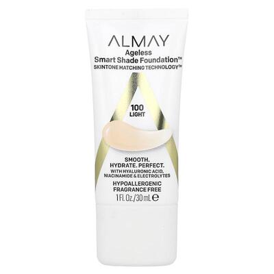 Almay,智选粉底，100 浅色，1 液量盎司（30 毫升）