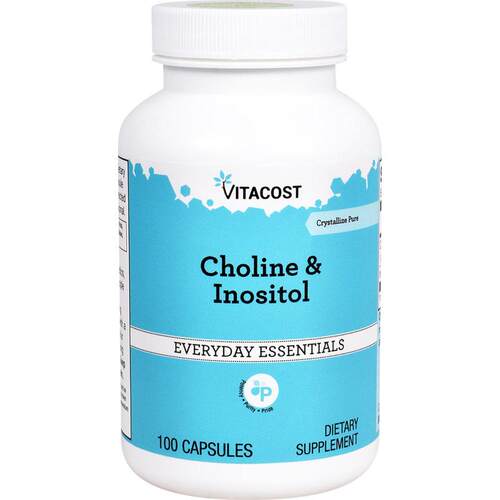 Vitacost,Choline & Inositol, 100 Capsules