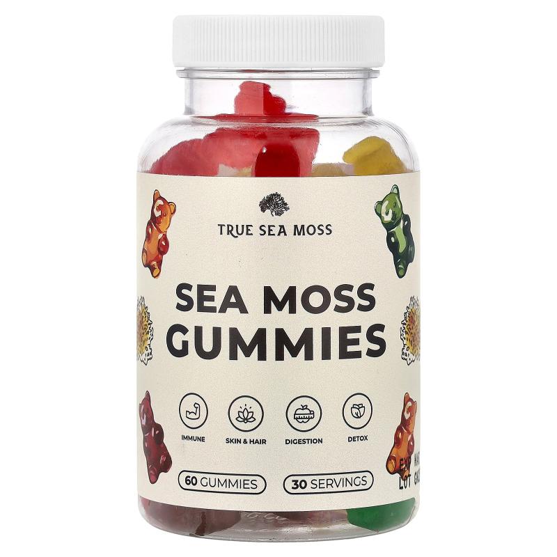 True Sea Moss,海苔软糖，60 粒软糖