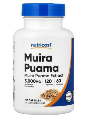 Nutricost,Muira Puama, 120 Capsules (150 mg per Capsule)