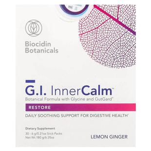 Biocidin Botanicals,胃肠道Inner Calm™，柠檬姜味，30 片，每片