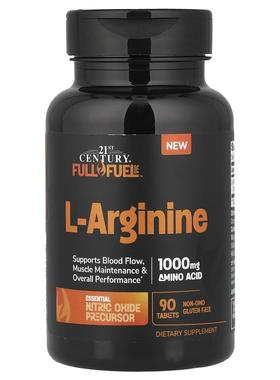 21世纪,Full Fuel 365™, L-Arginine, 1,000 mg, 90 Tablets