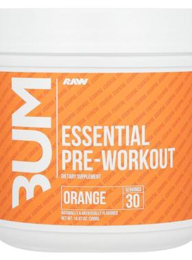 Raw Nutrition,Bum，锻炼前必备品，橙味，14.07 盎司（399 克）