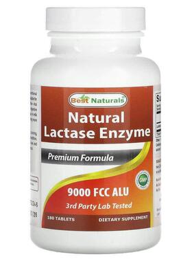 Best Naturals,天然乳糖酶，9000 FCC ALU，180 片