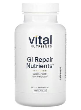 Vital Nutrients,肠胃修复营养素，120 粒胶囊