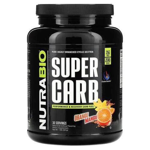 Nutrabio Labs,Super Carb,，柑橘芒果味