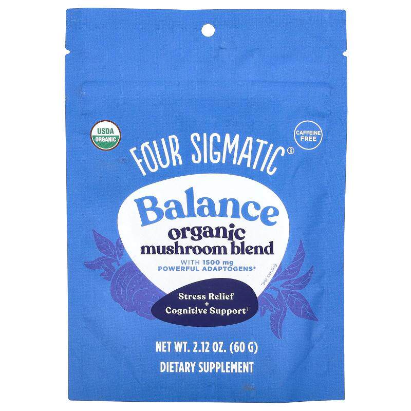Four Sigmatic,Balance，有机蘑菇混合物，不含咖啡因，2.12 盎司