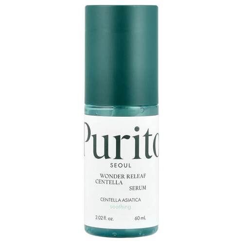 Purito,Wonder Releaf 积雪草精华，2.02 液量盎司（60 毫升）