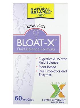 天衡宝,Bloat-X，体液平衡配方，60 粒素食胶囊