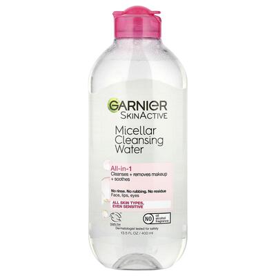 Garnier,SkinActive，胶束卸妆水，多合 1，13.5 液量盎司（400