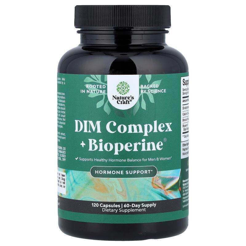 Nature's Craft,DIM 复合物 + BioPerine®，120 粒胶囊