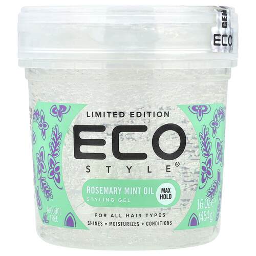 Eco Style,造型凝胶，强韧定型，适合各种发质，迷迭香薄荷油，16