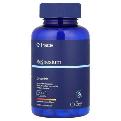 Trace,Magnesium Chewable，树莓柠檬味，120 片咀嚼片