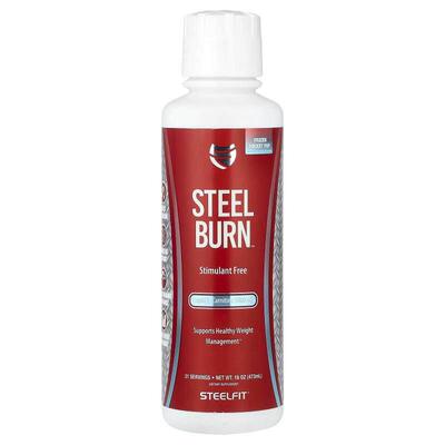 SteelFit USA,Steel Burn™，液体左旋肉碱，冷冻火箭汽水味，16 4