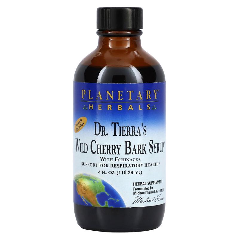 Planetary Herbals,Dr. Tierra 野樱桃树皮糖浆，4 液量盎司（118