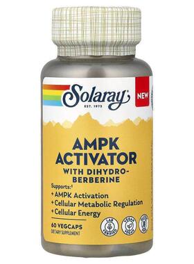 Solaray,AMPK Activator With Dihydroberberine, 60 VegCaps