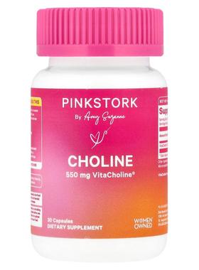 Pink Stork,胆碱，550 毫克，30 粒胶囊
