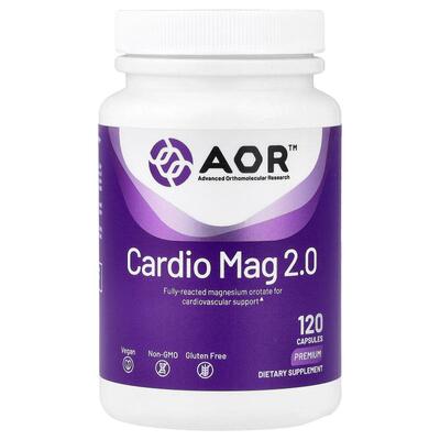 Advanced Orthomolecular Research AOR,Cardio Mag 2.0，120 粒