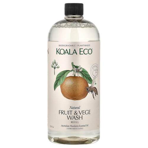 Koala Eco,Natural Fruit & Vege Wash, Refill, Australian