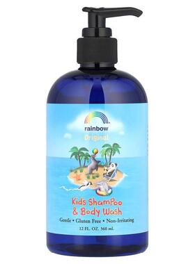 Rainbow Research,儿童洗发水和沐浴露，有机，12 液量盎司（360
