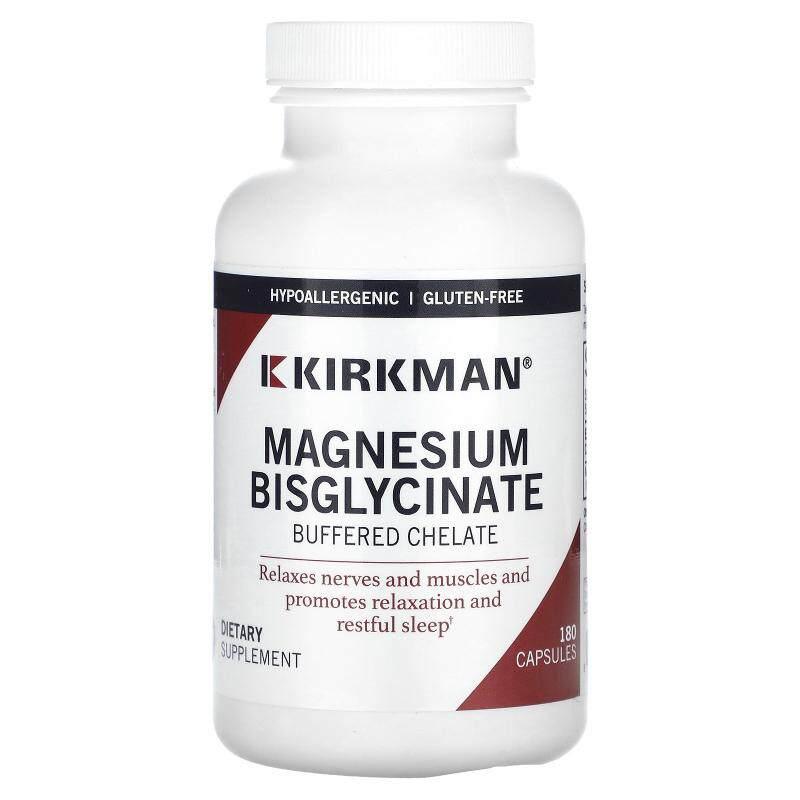 Kirkman Labs,双甘氨酸镁缓冲螯合物,100 毫克,180 粒胶囊(每