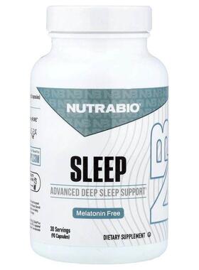 Nutrabio Labs,Sleep, Melatonin Free, 90 Capsules