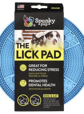 Spunky Pup,The Lick Pad, Dog & Cat, Round, 1 Pad