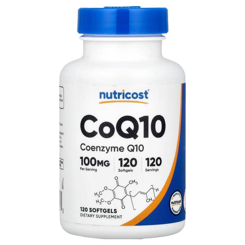 Nutricost,CoQ10，100 毫克，120 粒软胶囊