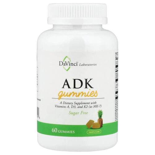 DaVinci Laboratories,ADK Gummies, Pineapple, 60 Gummies