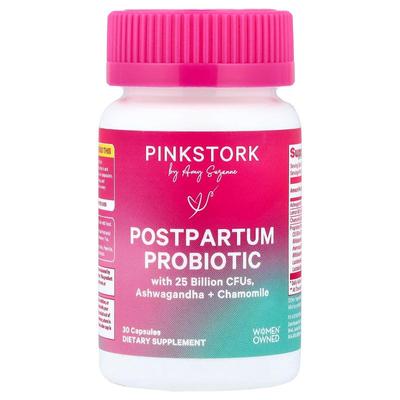 Pink Stork,Postpartum Probiotic, 30 Capsules