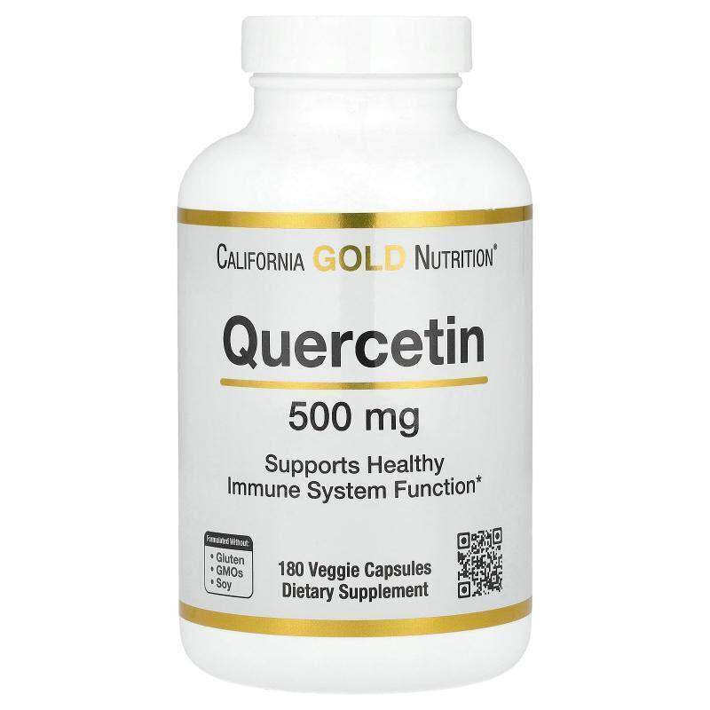 California Gold Nutrition,Quercetin, 500 mg, 180粒