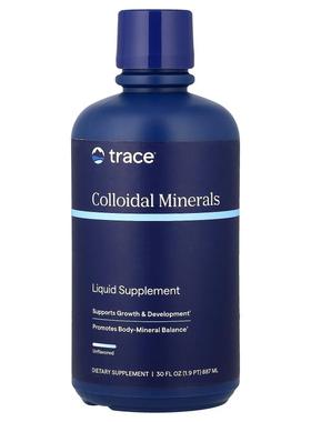 Trace,胶态矿物质，原味，32 液量盎司（946 毫升）