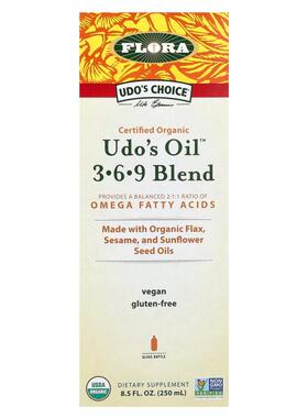 Flora,Flora, Udo's Choice，Omega3·6·9黄金比例混合，8.5液体