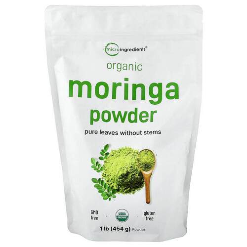 Micro Ingredients,有机辣木粉，1 磅（454 克）