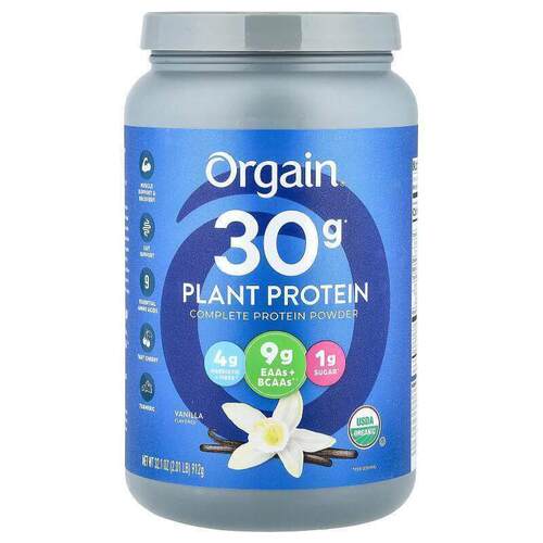 Orgain,多面植物蛋白质粉，香草味