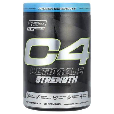 C4 / Cellucor,C4 Ultimate Strength，锻炼前配方，冷冻炸弹，1.