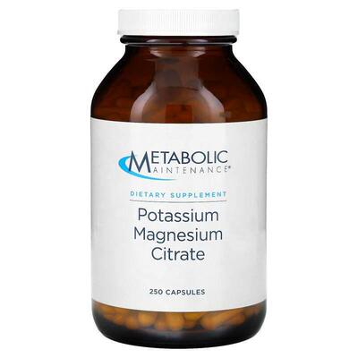 Metabolic Maintenance,柠檬酸钾镁，250 粒胶囊