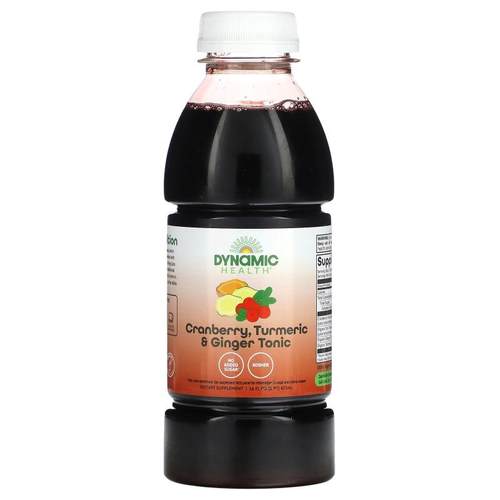 Dynamic Health,蔓越莓，姜黄和生姜滋补品，16 液量盎司（473 毫