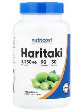 Nutricost,Haritaki, 90 Capsules (750 mg per Capsule)