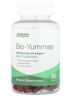 Houston Enzymes,Bio-Yummies，混合水果味，60 粒软糖