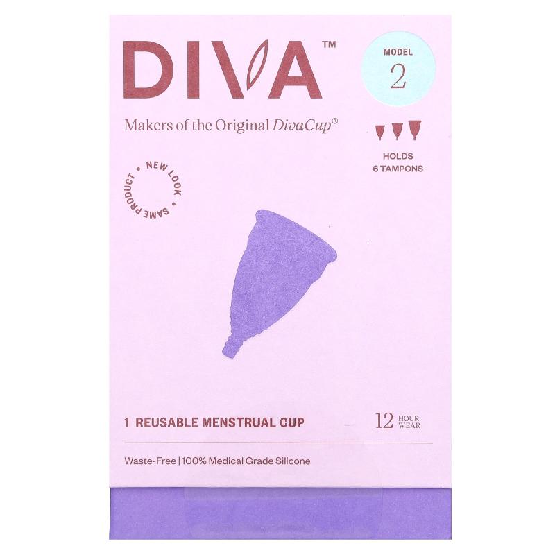 Diva International,DivaCup,Model 2,1 支可复用生理期杯